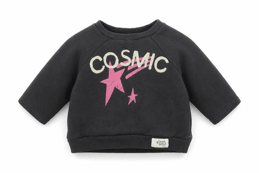 NEXT Girls Grey  100% Cotton Pullover Jumper Size 3-6 Months  Pullover