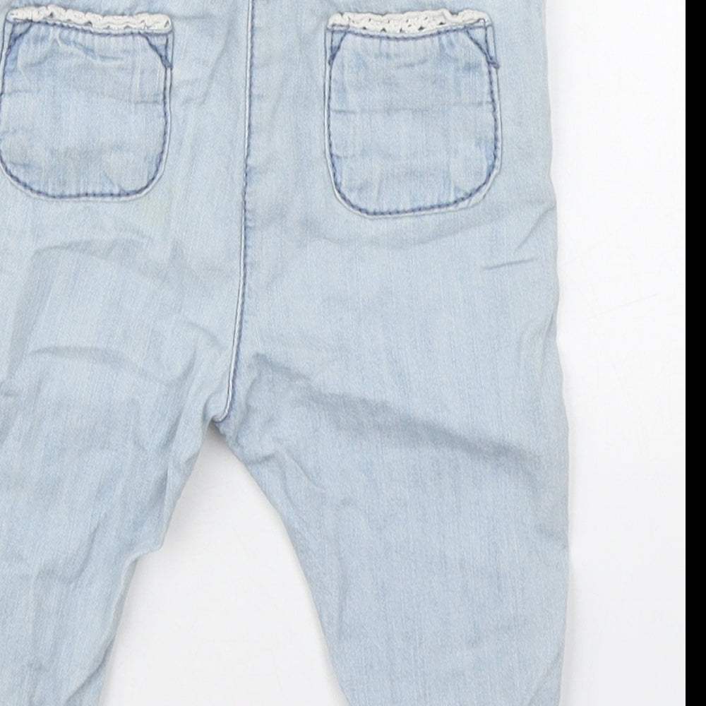 NEXT Baby Blue  100% Cotton Jogger Jeans Size 3-6 Months