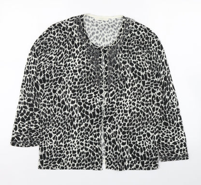 Womens UK Size 14 Marks and Spencer Black Cardigan Jumper