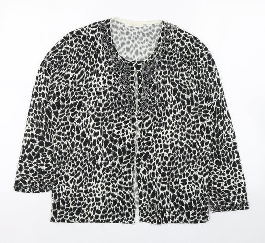 Womens UK Size 14 Marks and Spencer Black Cardigan Jumper