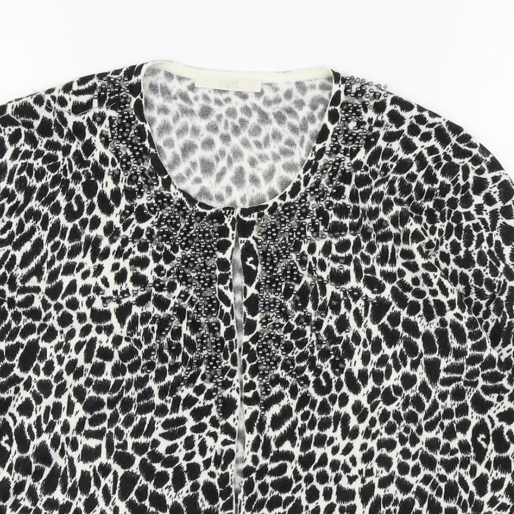 Womens UK Size 14 Marks and Spencer Black Cardigan Jumper
