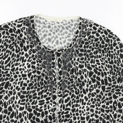 Womens UK Size 14 Marks and Spencer Black Cardigan Jumper