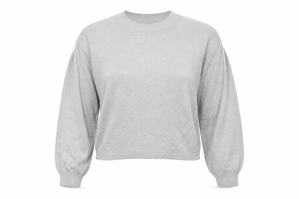 Womens UK Size S Primark Silver Pullover Jumper