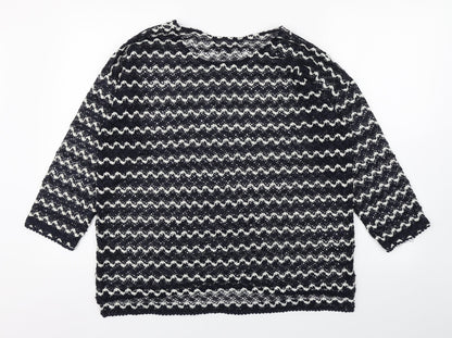 Womens UK Size 14 NEXT Blue Pullover Jumper