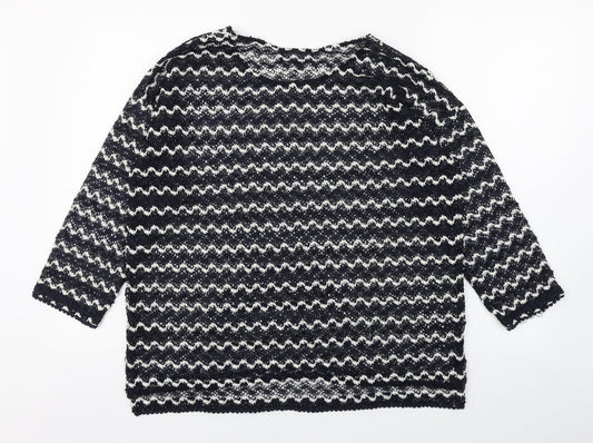 Womens UK Size 14 NEXT Blue Pullover Jumper