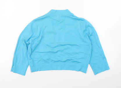 Womens UK Size S Gerard Blue Shrug Jumper