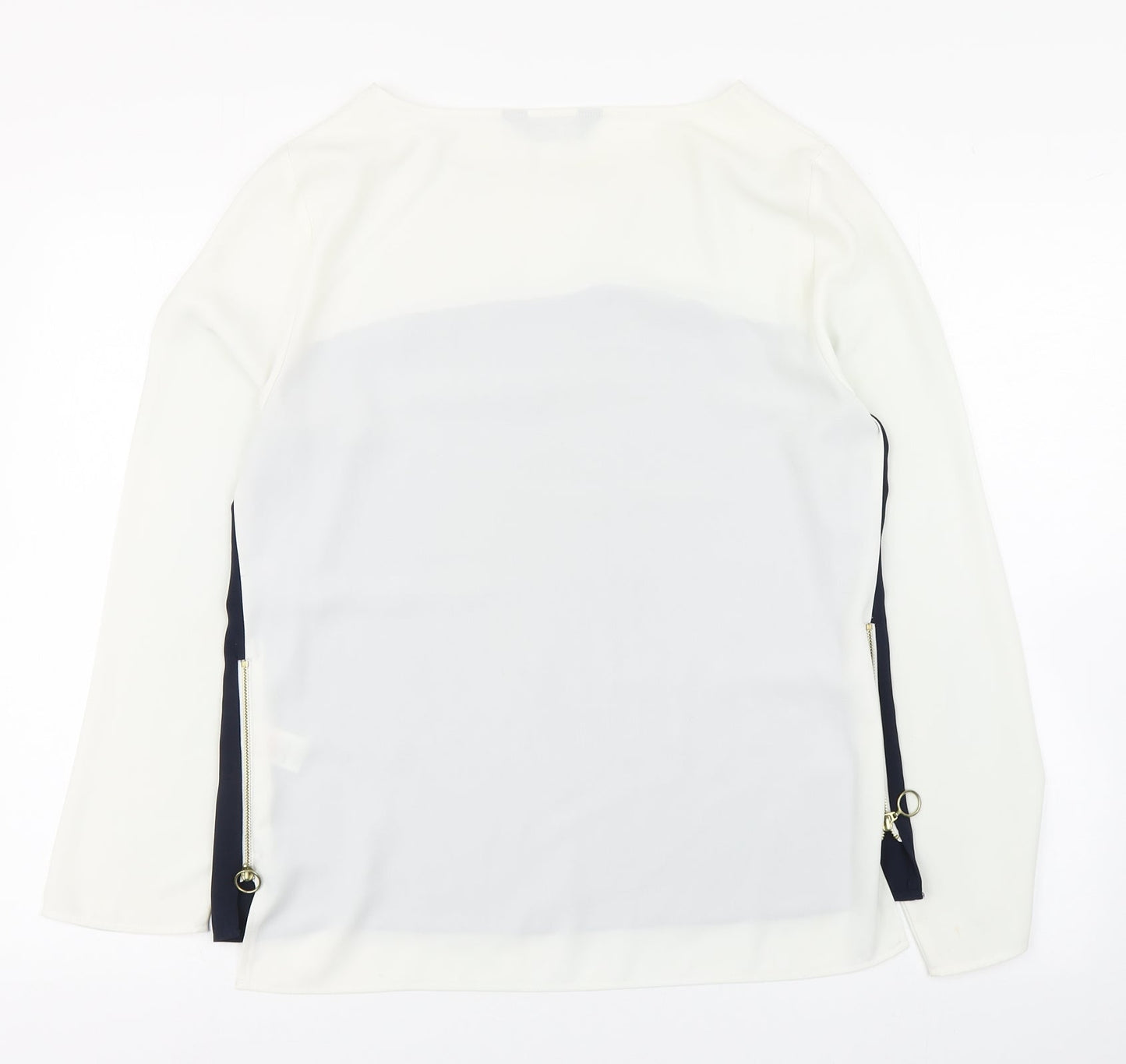 Womens UK Size 12 Dorothy Perkins White Basic Blouse