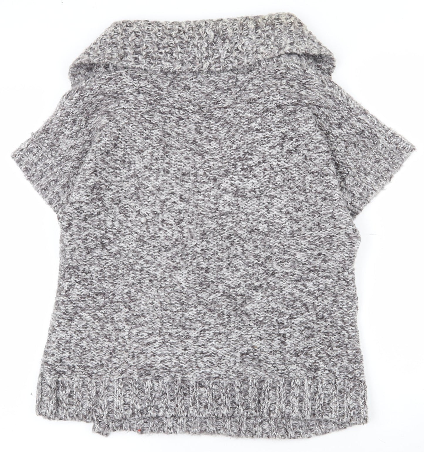 Womens UK Size 12 Maine New England Grey Cardigan Jumper