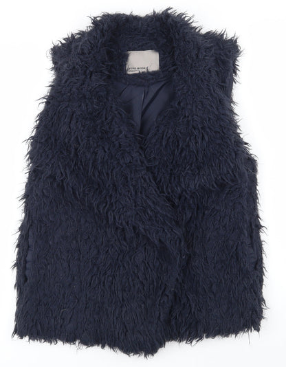 Womens UK Size XS VERO MODA Blue Gilet