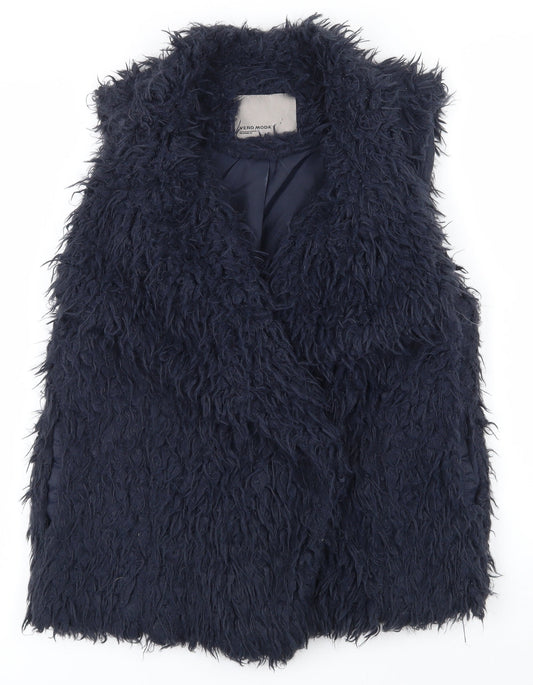 Womens UK Size XS VERO MODA Blue Gilet