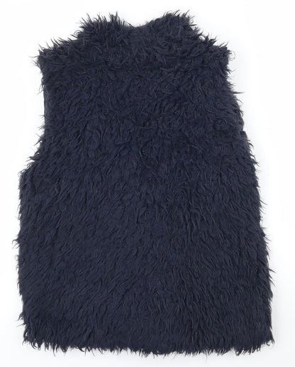 Womens UK Size XS VERO MODA Blue Gilet
