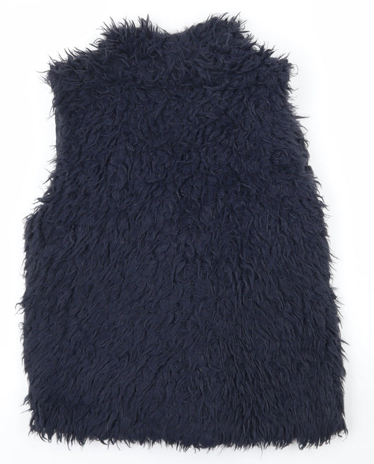 Womens UK Size XS VERO MODA Blue Gilet