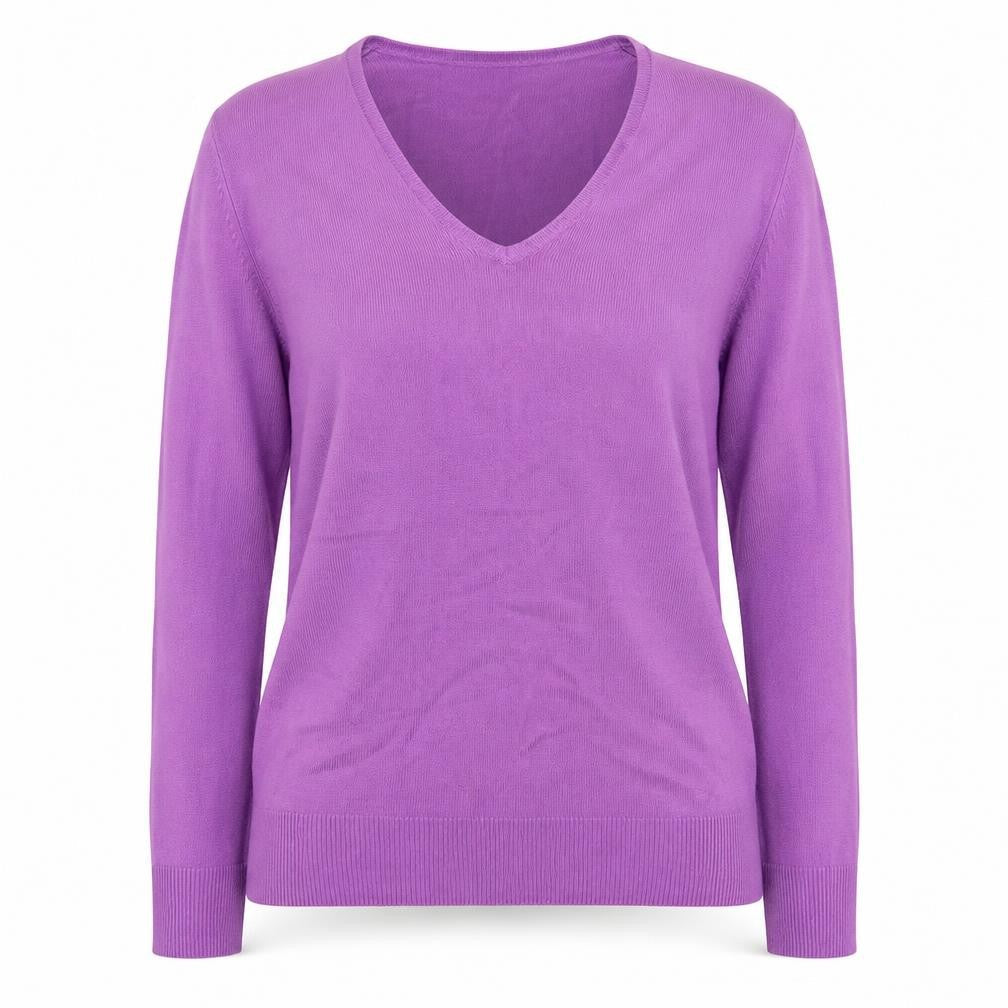 Womens UK Size 12 Marks and Spencer Purple Pullover Jumper