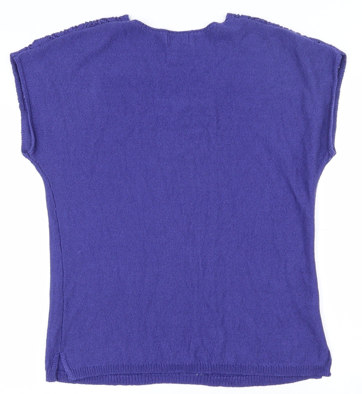 Womens UK Size 12 Papaya Purple Pullover Jumper