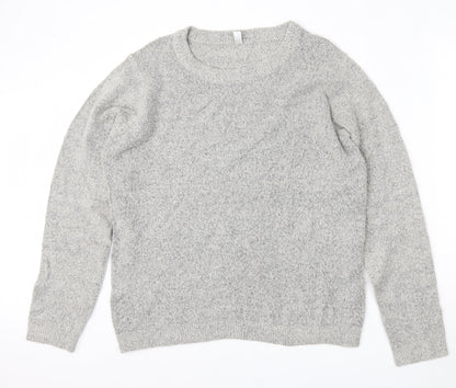 Womens UK Size XL Soyaconcept Grey Pullover Jumper