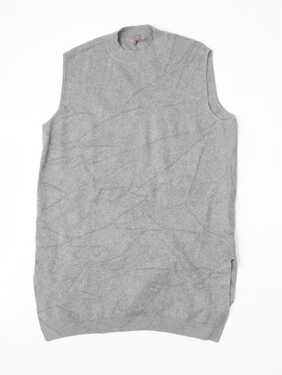 Womens UK Size 16 Dorothy Perkins Grey Vest Jumper