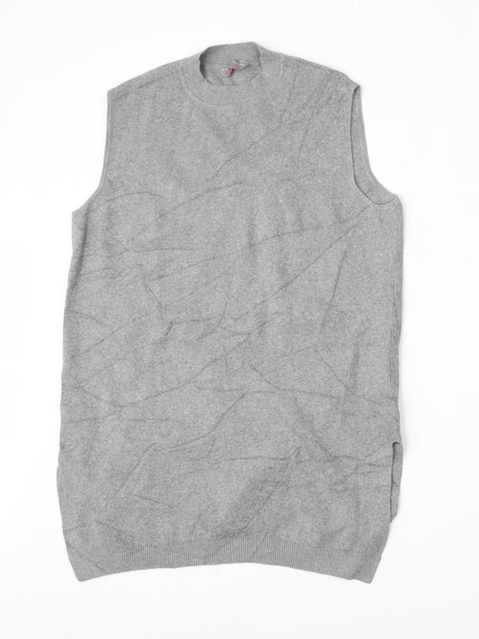 Womens UK Size 16 Dorothy Perkins Grey Vest Jumper