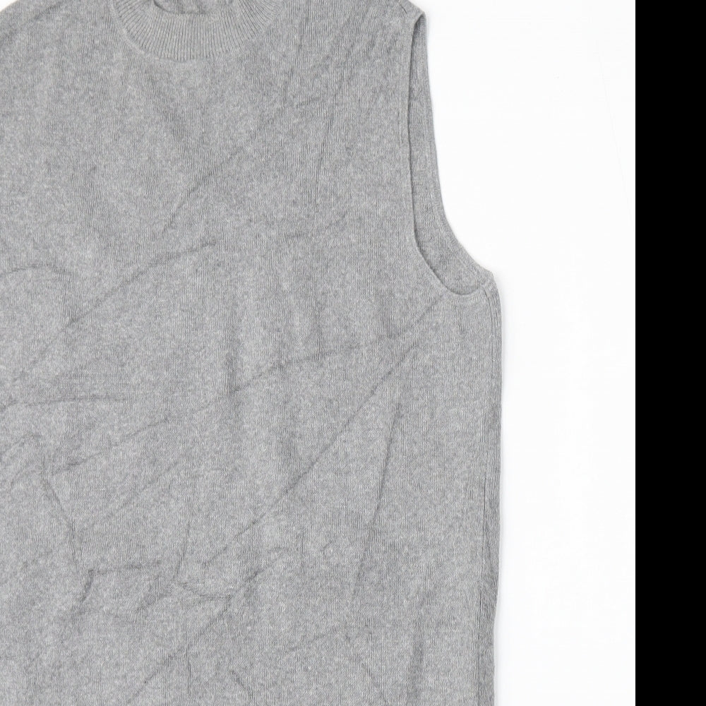 Womens UK Size 16 Dorothy Perkins Grey Vest Jumper