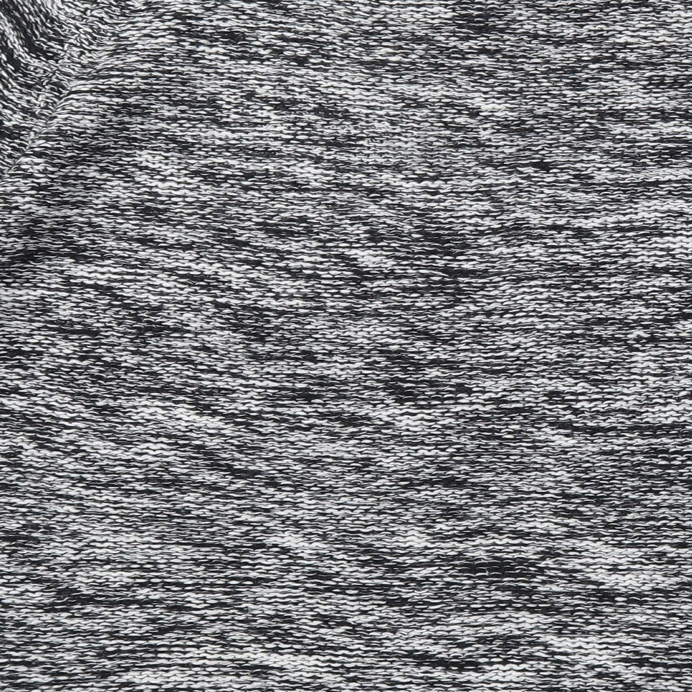 F&F Womens Black Round Neck  Acrylic Pullover Jumper Size 14