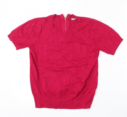 Womens UK Size 8 Marks and Spencer Pink Pullover Jumper