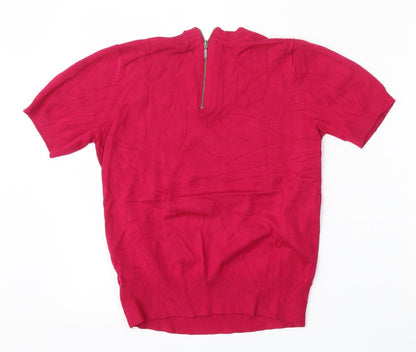 Womens UK Size 8 Marks and Spencer Pink Pullover Jumper
