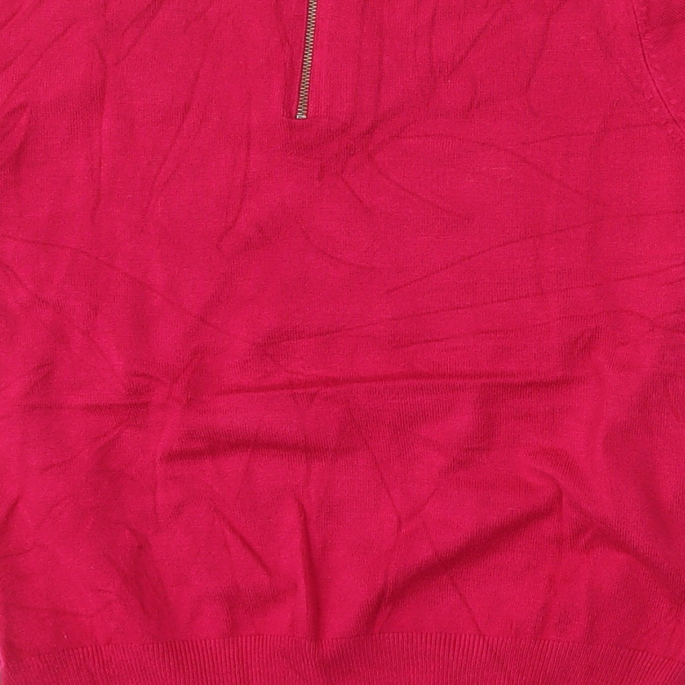 Womens UK Size 8 Marks and Spencer Pink Pullover Jumper