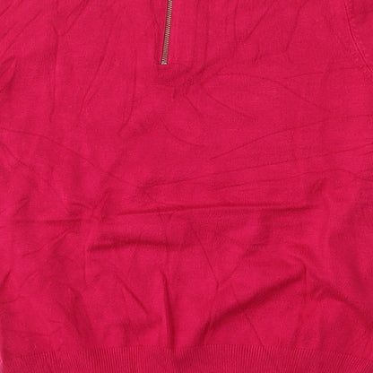 Womens UK Size 8 Marks and Spencer Pink Pullover Jumper
