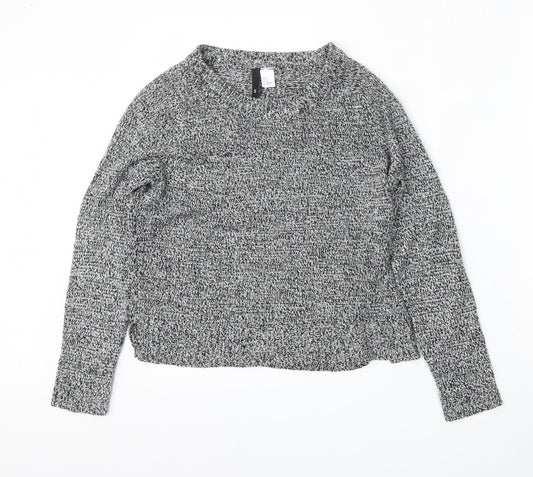 Womens UK Size S Divided Multicoloured Pullover Jumper