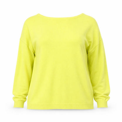 Womens UK Size 12 Atmosphere Yellow Pullover Jumper