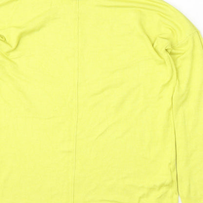 Atmosphere Womens Yellow Round Neck  Viscose Pullover Jumper Size 12