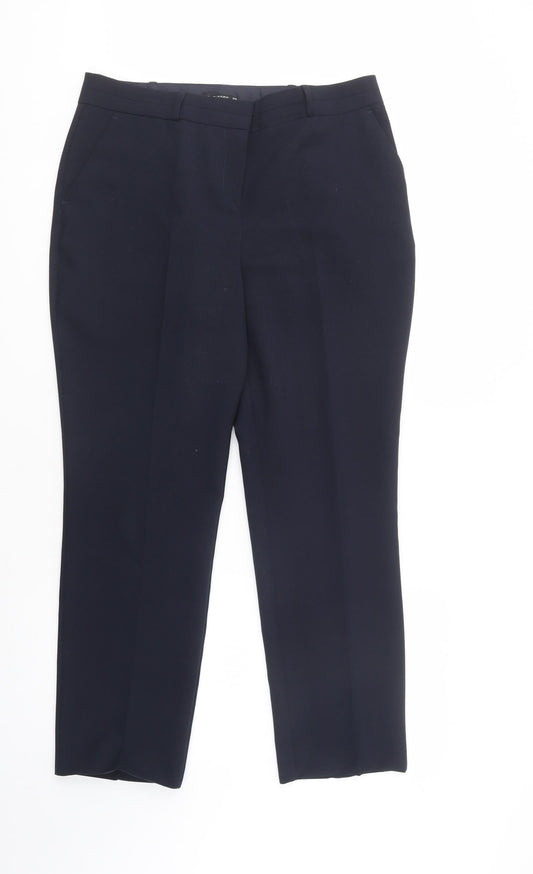 Womens UK Size 14 Dunnes Stores Regular Fit Dress Pants Blue Trousers