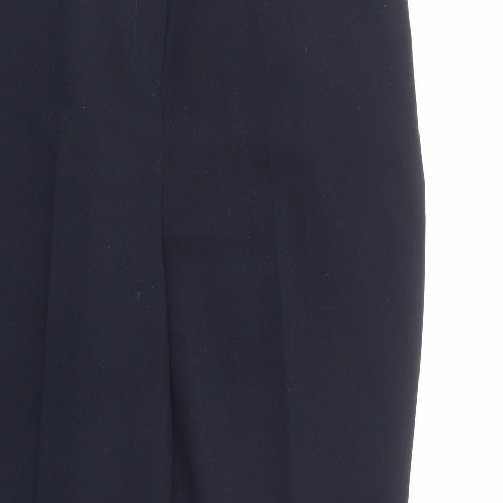 Womens UK Size 14 Dunnes Stores Regular Fit Dress Pants Blue Trousers