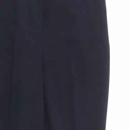 Womens UK Size 14 Dunnes Stores Regular Fit Dress Pants Blue Trousers