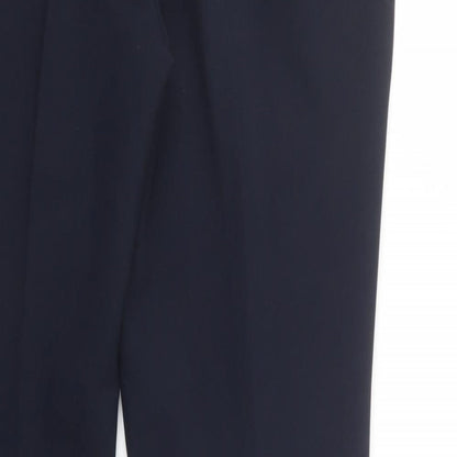 Womens UK Size 14 Dunnes Stores Regular Fit Dress Pants Blue Trousers
