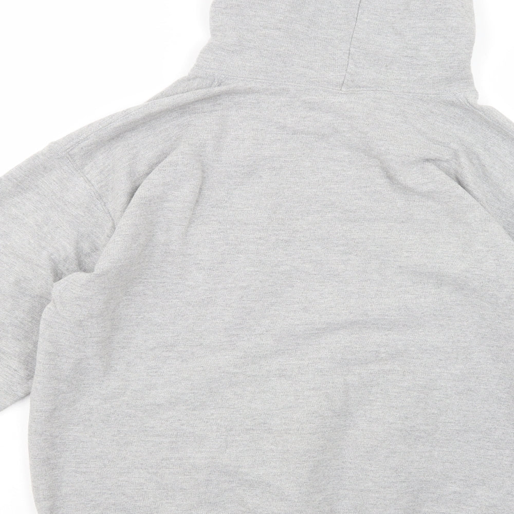 Gildan Womens Grey  Cotton Pullover Hoodie Size M  Pullover - Ed Sheeran