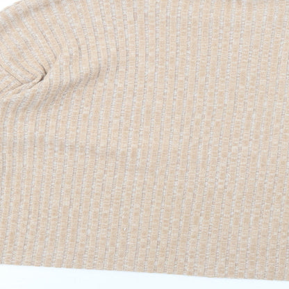 Womens UK Size S Zara Beige Pullover Jumper