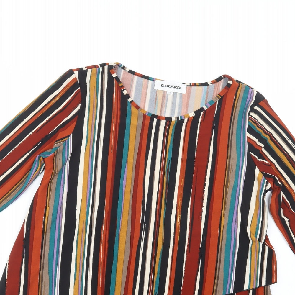 Womens UK Size 10 Gerard Brown Basic Blouse