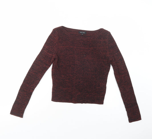 Womens UK Size 8 New Look Red Pullover Jumper