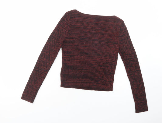 Womens UK Size 8 New Look Red Pullover Jumper