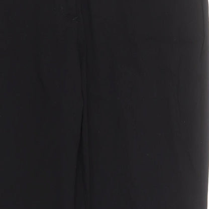 Womens UK Size 16 Yours Regular Fit Carrot Black Trousers