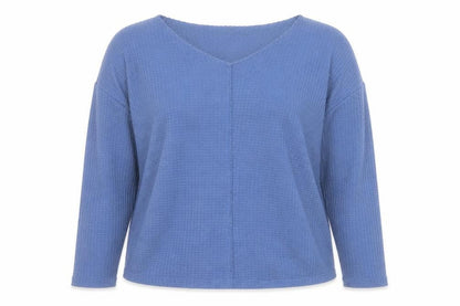 Womens UK Size L SheIn Blue Pullover Jumper