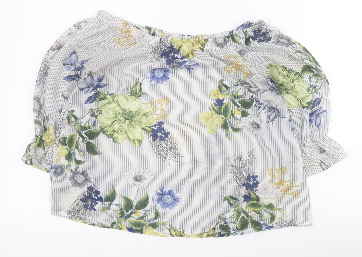 Womens UK Size 12 Innocence White Basic Blouse