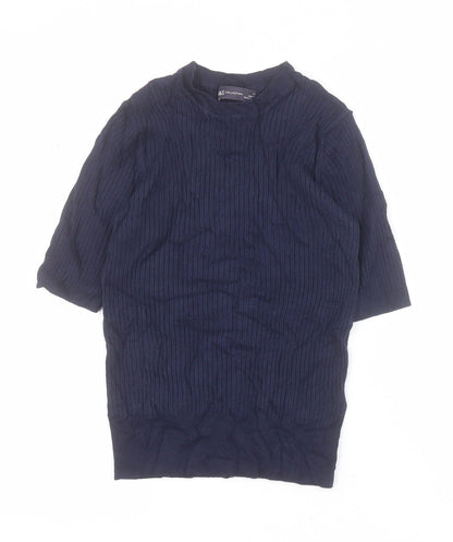 Womens UK Size 6 Marks and Spencer Blue Pullover Jumper
