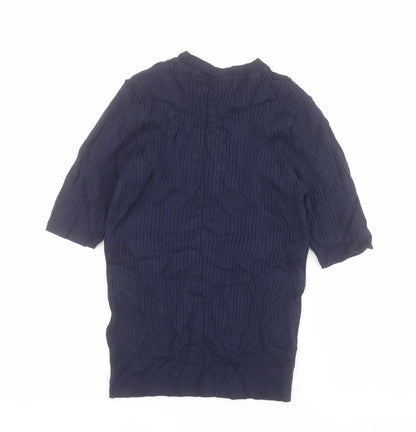 Womens UK Size 6 Marks and Spencer Blue Pullover Jumper