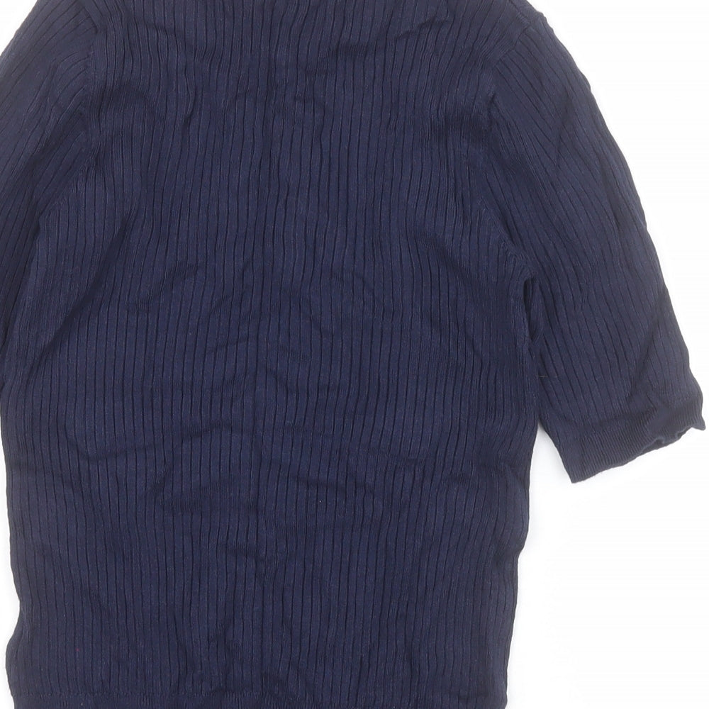 Womens UK Size 6 Marks and Spencer Blue Pullover Jumper