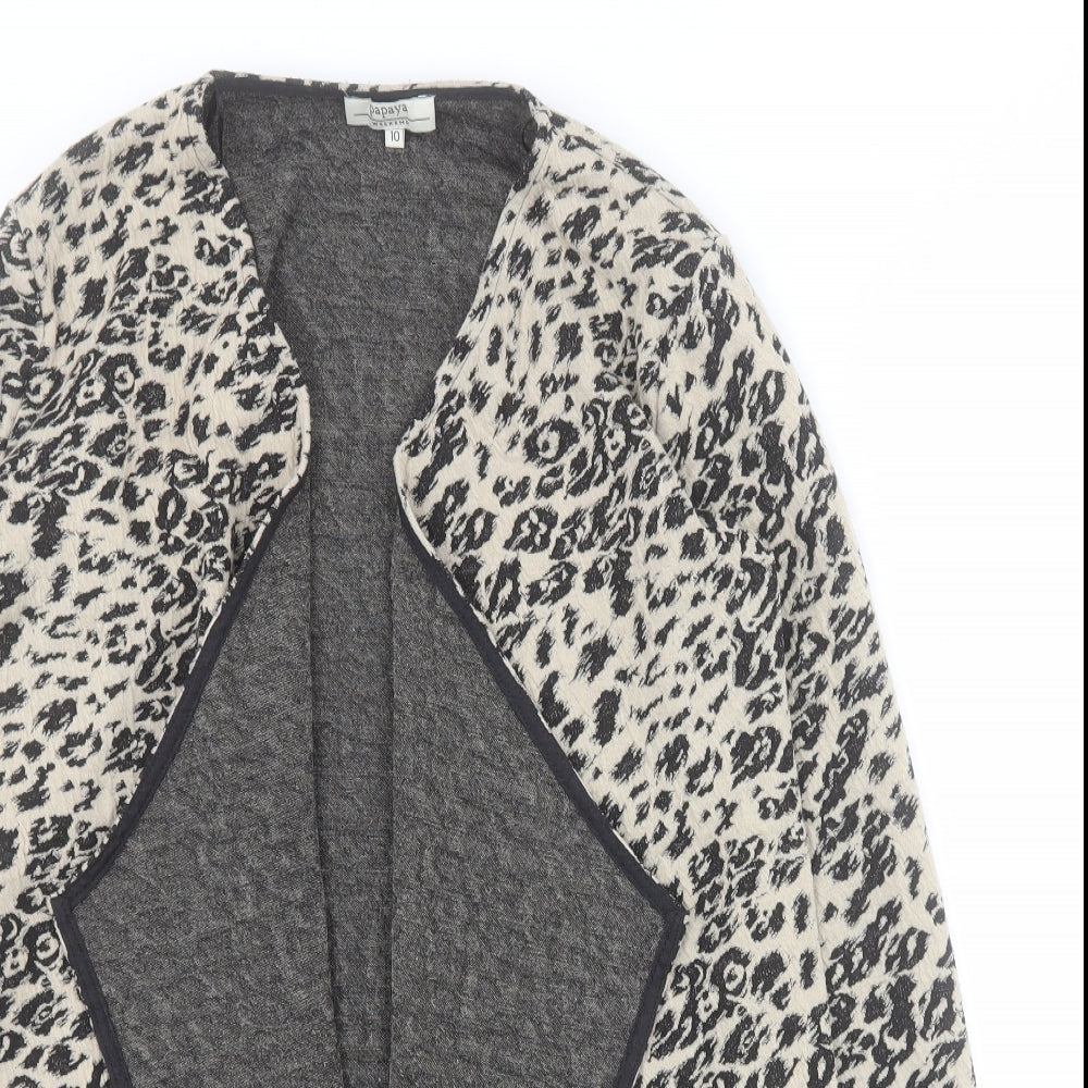 Womens UK Size 10 Matalan Beige Cardigan Jumper