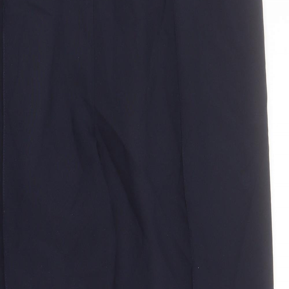 Womens UK Size 20 Slimma Regular Fit Carrot Blue Trousers