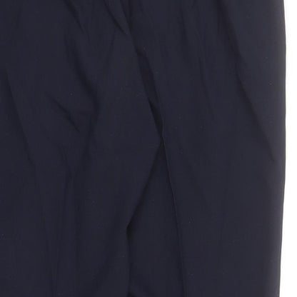 Womens UK Size 20 Slimma Regular Fit Carrot Blue Trousers