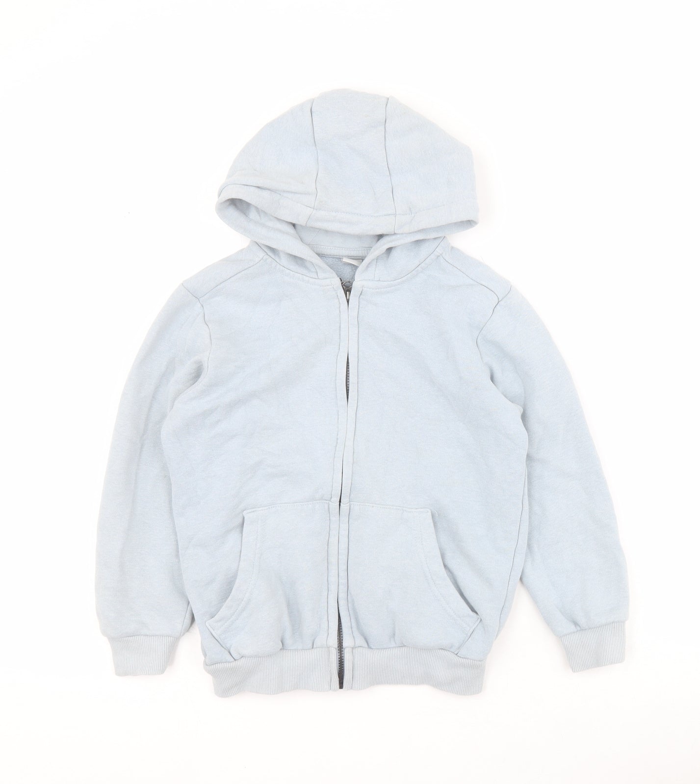 TU Boys Blue  Cotton Full Zip Hoodie Size 6 Years  Zip