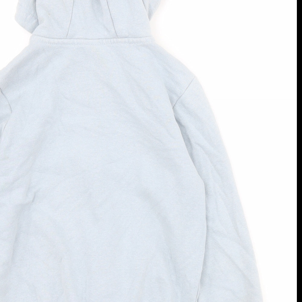 TU Boys Blue  Cotton Full Zip Hoodie Size 6 Years  Zip